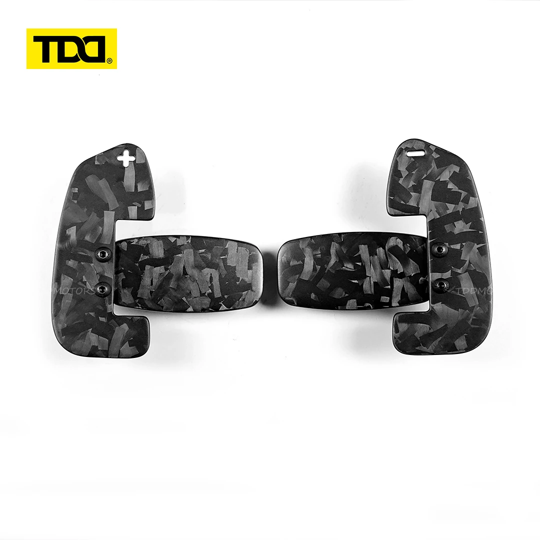 TDD Carbon Fiber Paddle Shifters Extension For Mercedes AMG Carbon Fiber Steering Wheel Car Accessories