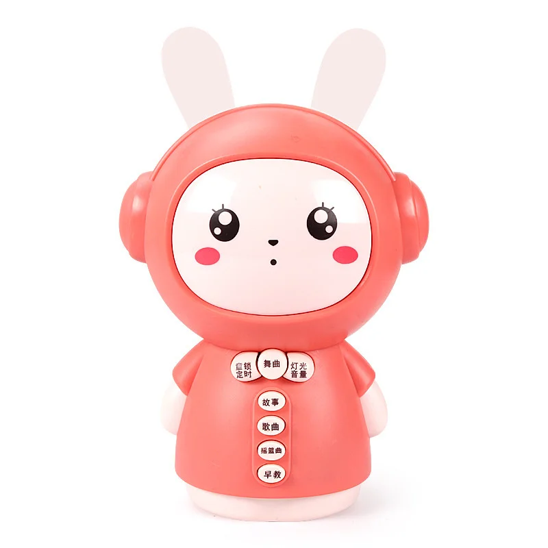 Mini White Rabbit Children's Early Childhood Education Remote Control Storytelling Machine Baobao Yi Intelligent Music Nursery