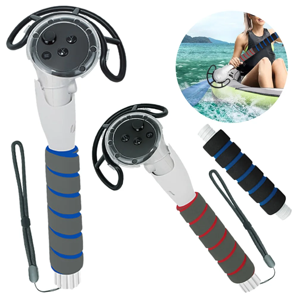 

3 in 1 VR Handle Accessories Long Arm Handle Attachments Anti-collision Golf Club Attachment for Oculus Quest 3 for Meta Quest 3