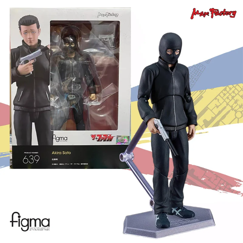 

In stock Max Factory Original Genuine Figma 639 Akira Sato anime action figure toy assembly model ornaments collection gifts