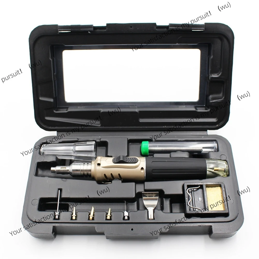

ZOCI-1300 ° C 10 in 1 automatic ignition welding head, wireless gas welding iron, wireless blowtorch kit