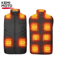 Winter Heated Vest Men Women Warm Vest USB Electric Smart 11 Heating Areas Jackets Safety Thermal Clothing Plus Size for Outdoor