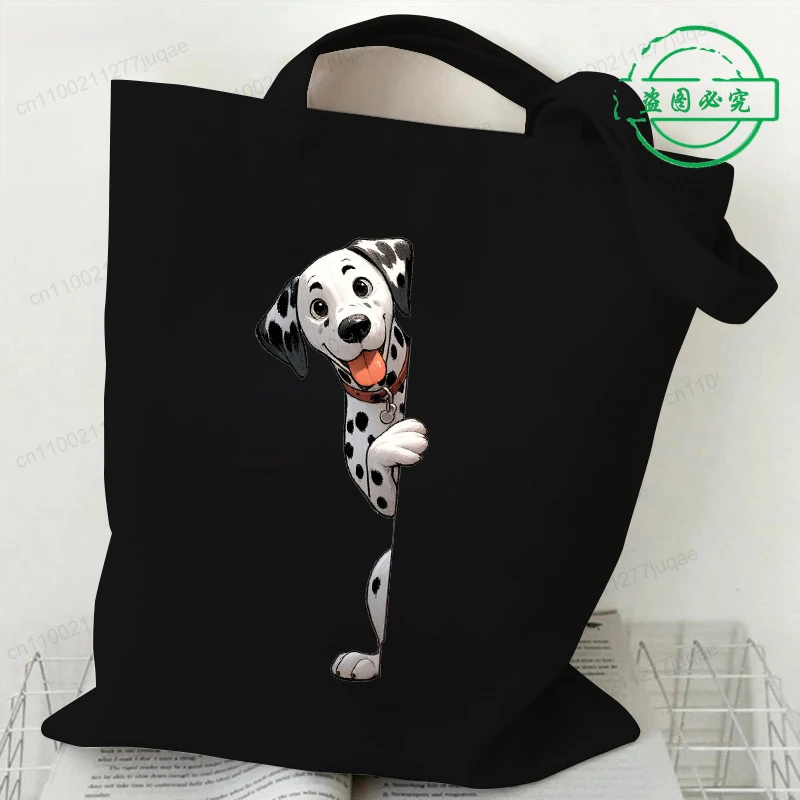 Funny Dog Graphics Women Handbags Harajuku Animal Anime Shoulder Bag Fashion Cartoon Tote Shopping Bag Side Bag for Ladies