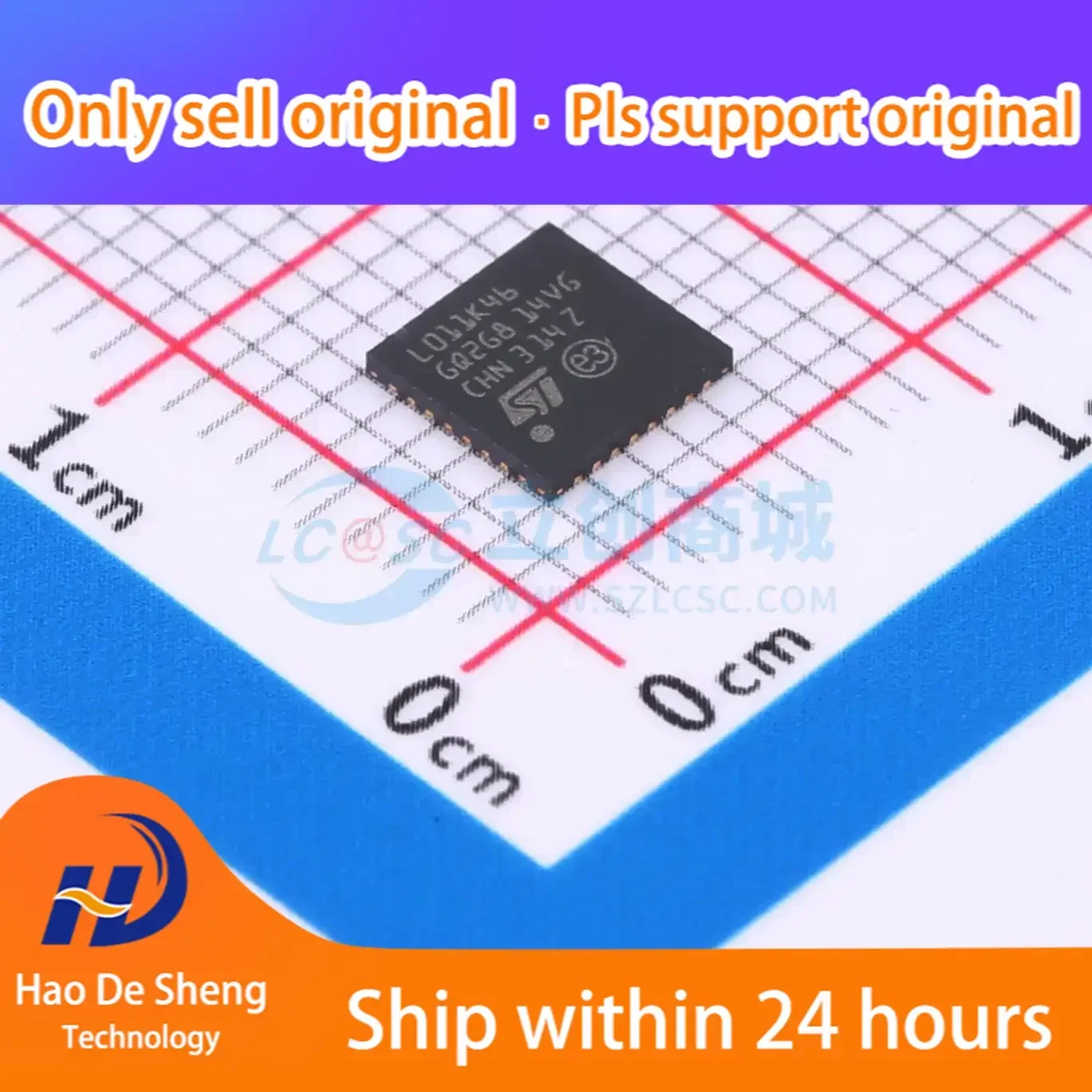

10PCS/LOT STM32L011K4U6 UFQFPN-32 New Original In Stock