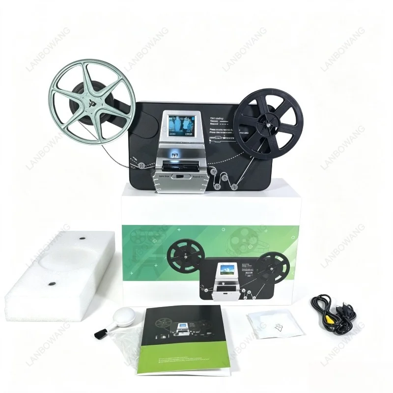 Film Negative Scanner Digital Converter with LCD Screen, Convert Film Reels Slides to Digital Image File Portable