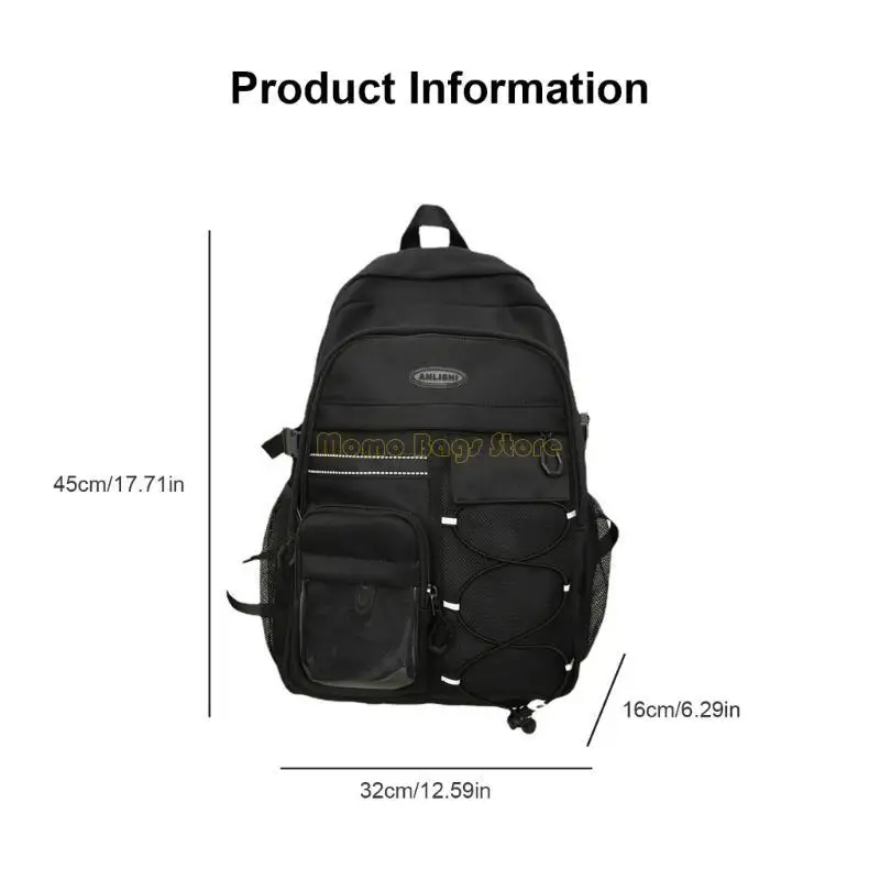 X90D Laptop Rucksack School Rucksack Boy Travel Rucksack Casual Daypack Man großer Kapazitäts -Rucksack für täglich