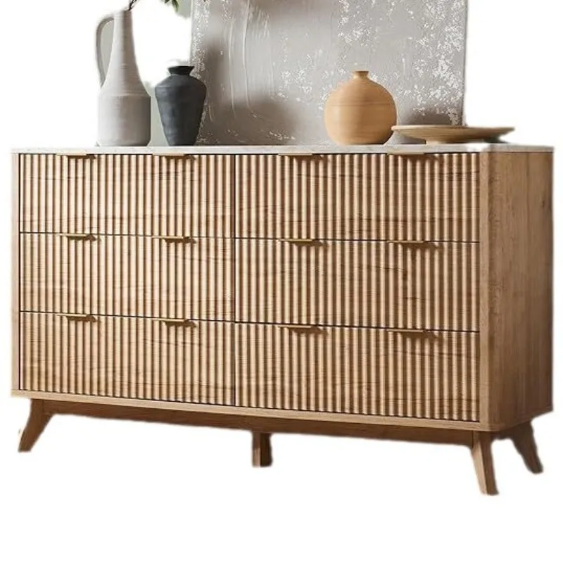 

Modern minimalist rattan living room cabinet bedroom hallway locker dresser