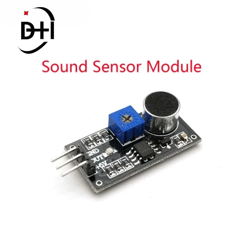 5PCS Sound Detection Sensor Module LM393 Sound Sensor Horn Smart Car Special For Arduino