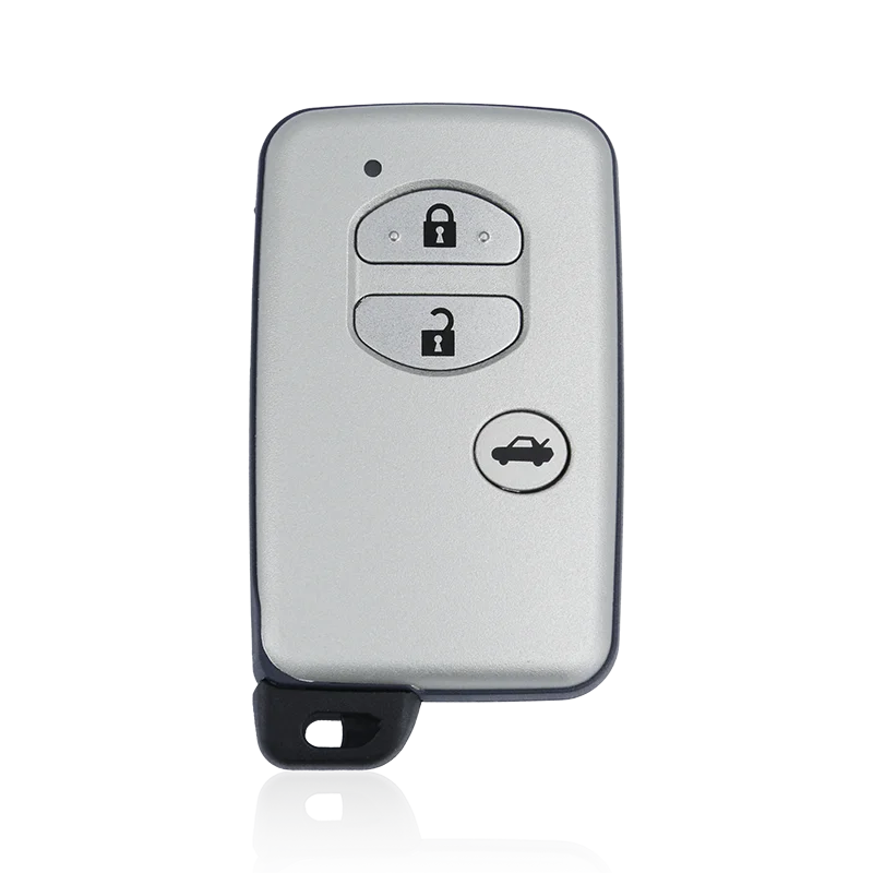 KEYDIY Universal Smart Wireless Foldable Remote Key - TDB03-3 Buttons Toyota Style - Silver