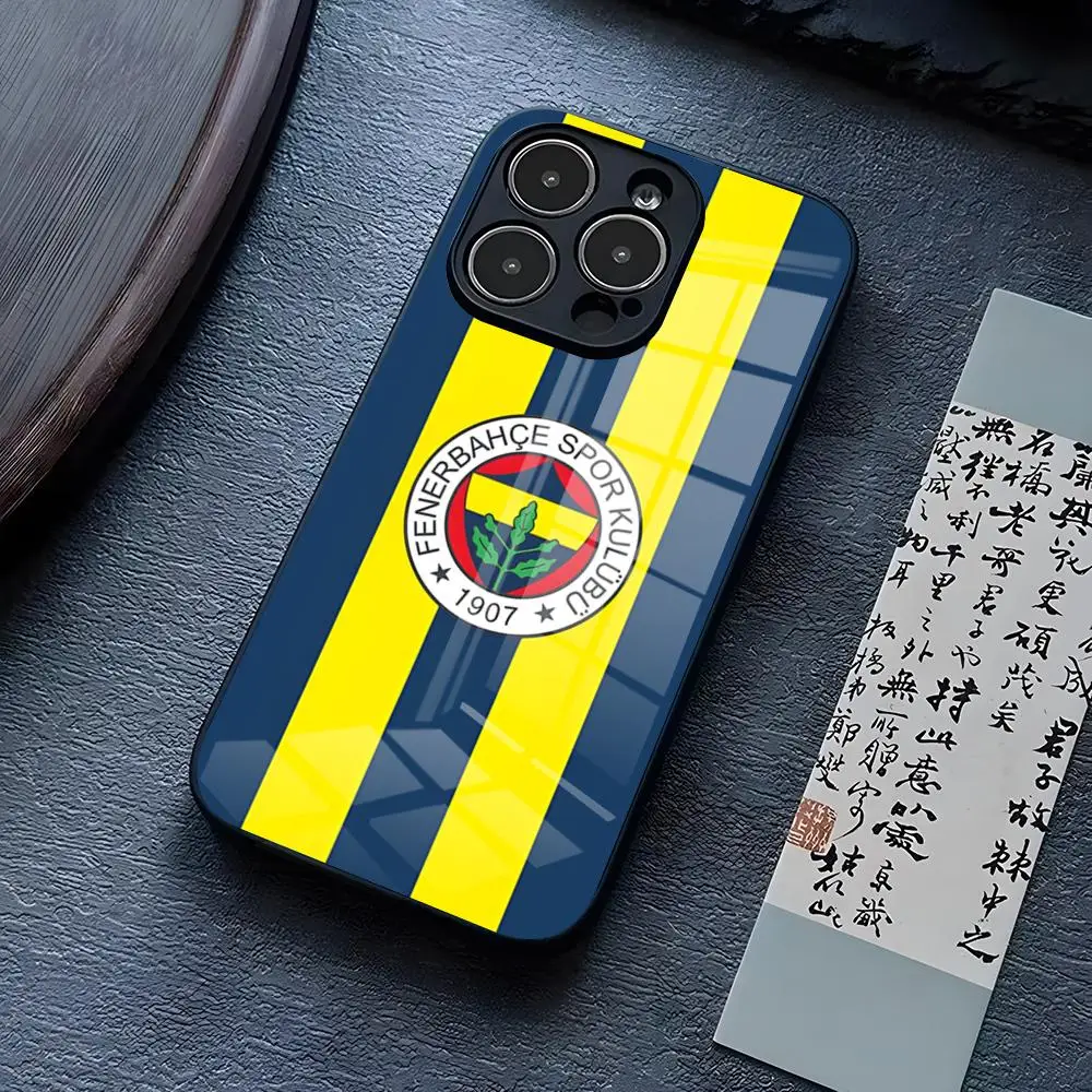 Fenerbahce Phone Case For IPhone 13 Pro Max 14 16 Plus 12 Mini 11 15 X XR XS 8 7 Plus SE Tempered Glass Cover