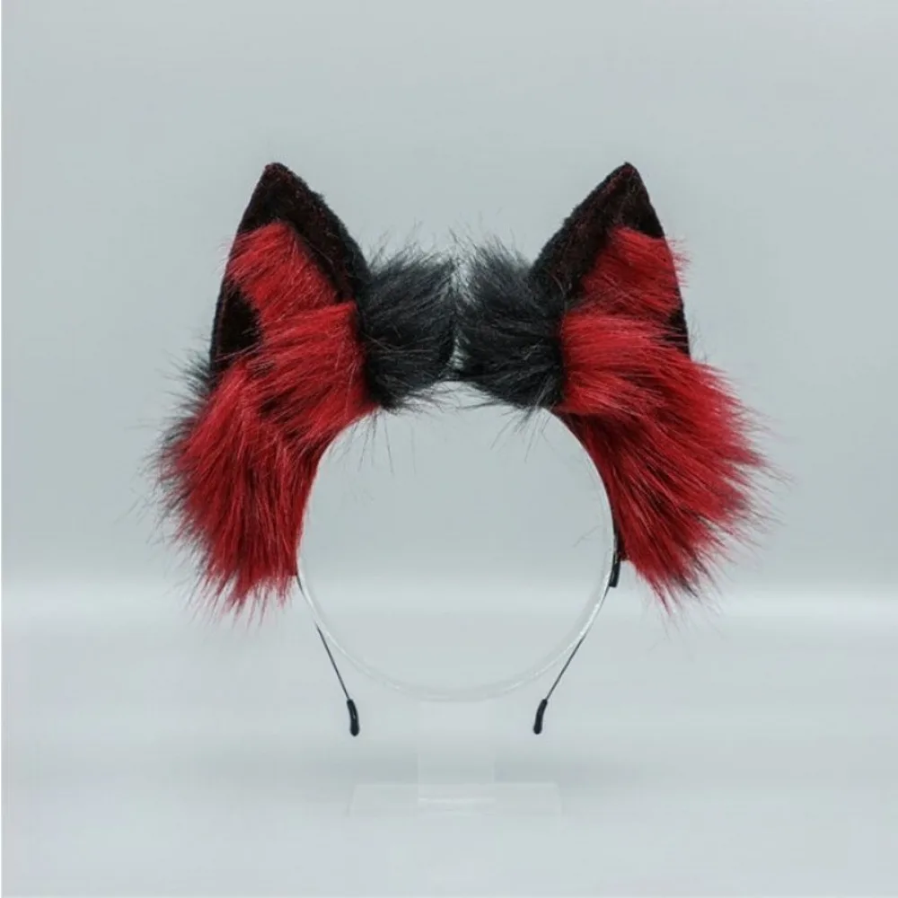 Cute Lolita Cat Ears Headband Animals Hair Hoop Wolf Dog Hair Band JK Furry Cosplay Headwear Makeup