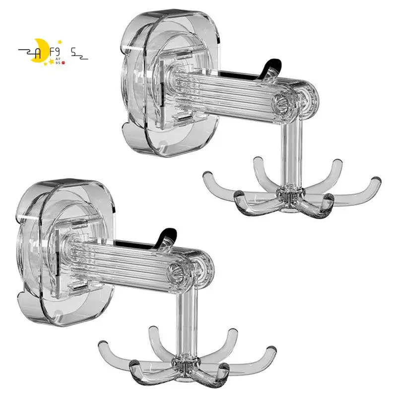 

AF95-Suction Cups Rotating Hook Swivels Hangers For Hanging Apparel And Accessories Towel Hanging Rack Hooks