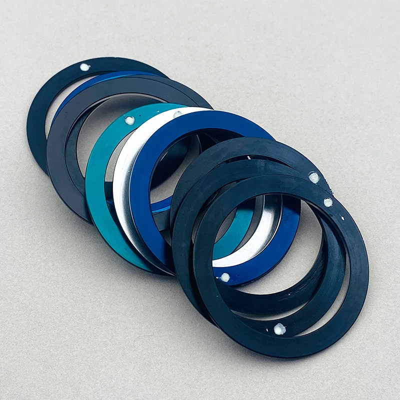 41mm Resin Metal Watch Bezel Insert Ring Inner Diameter 32mm Fits Seiko Prospex Series New Samurai Men's Watch Case Repair Parts