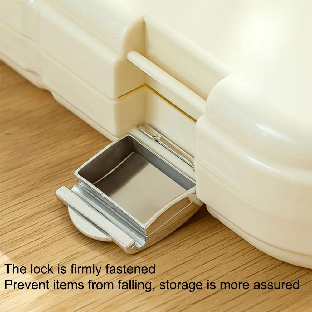 Portable Documents Case Plastic Large Capacity A4 File Folder Waterproof with Handle Document Storage Boxes Office Supplies