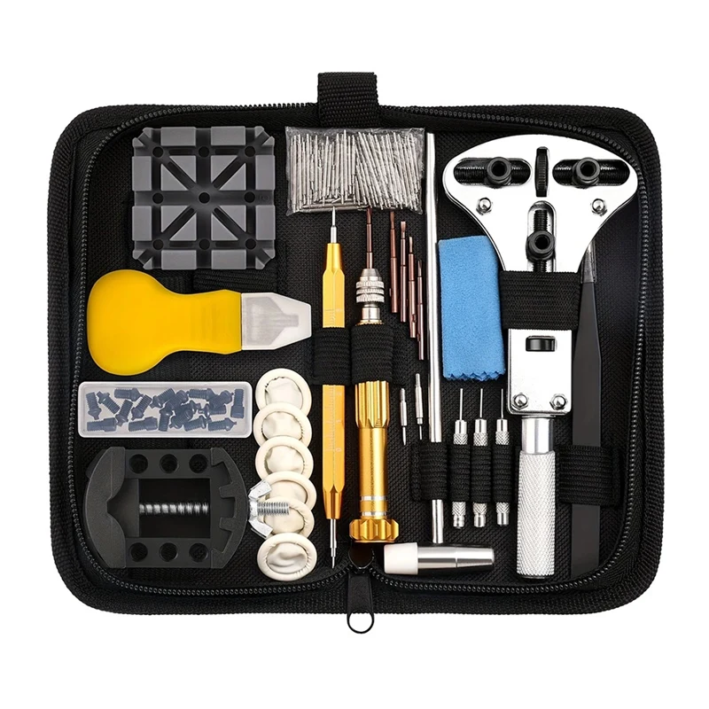 

Watch Repair Kit Professional Multi-Tool Portable Watchmaker Watch Repair Tool Set With Carrying Case