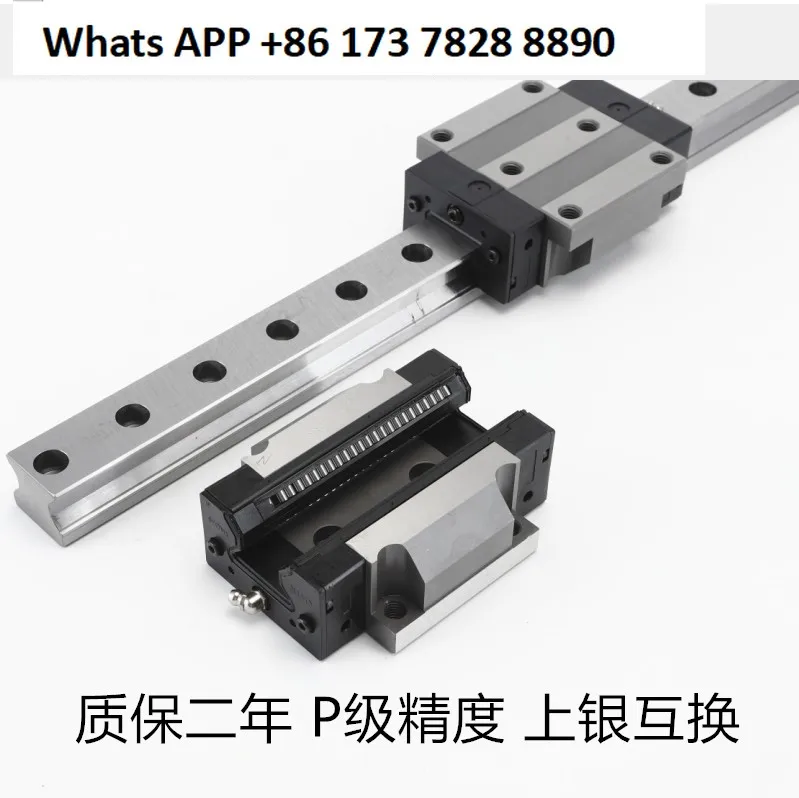 Roller Heavy Duty Linear Guide Slide RGH/RGW30/35/45/55 CACC Slide Line Rail Square Flange Type