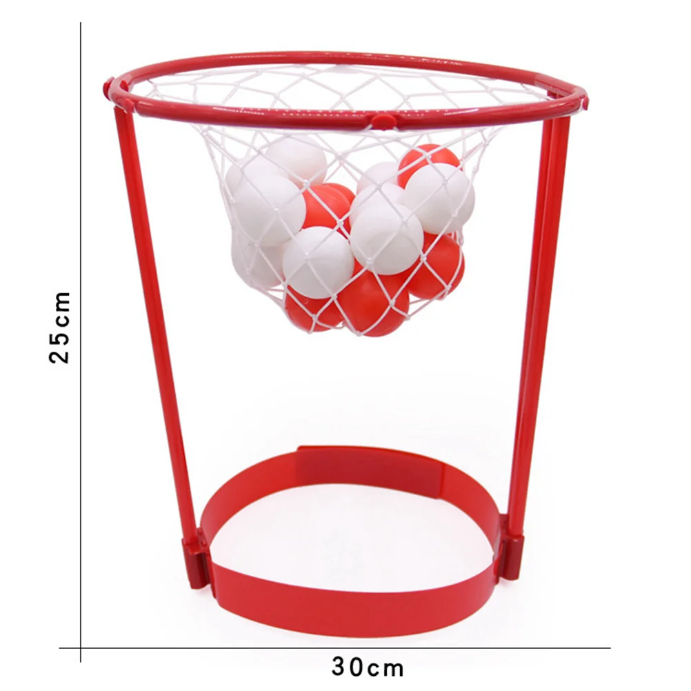 Hoofdband Bal Speelgoed Vangen Basketbal Kind Spel Hoofdband Feestartikelen Buiten Ouder-kind Speelgoed (Rood)