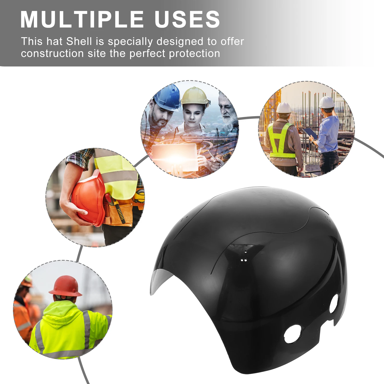 

1 Pc Comfortable Considerate Outlet AntiCollision Hat Shell Durable Head Protector For Hobbyists Craftsmen