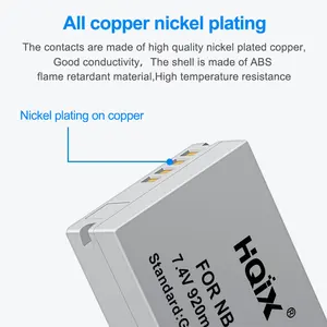 HQIX für Canon PowerShot G1X G3X G15 G16 SX40 HS SX50 HS SX60 HS CAMAIEN NB-10L BATTERAL Ladegerät 8 Hauptverkauf Batterie NB 10L - №8