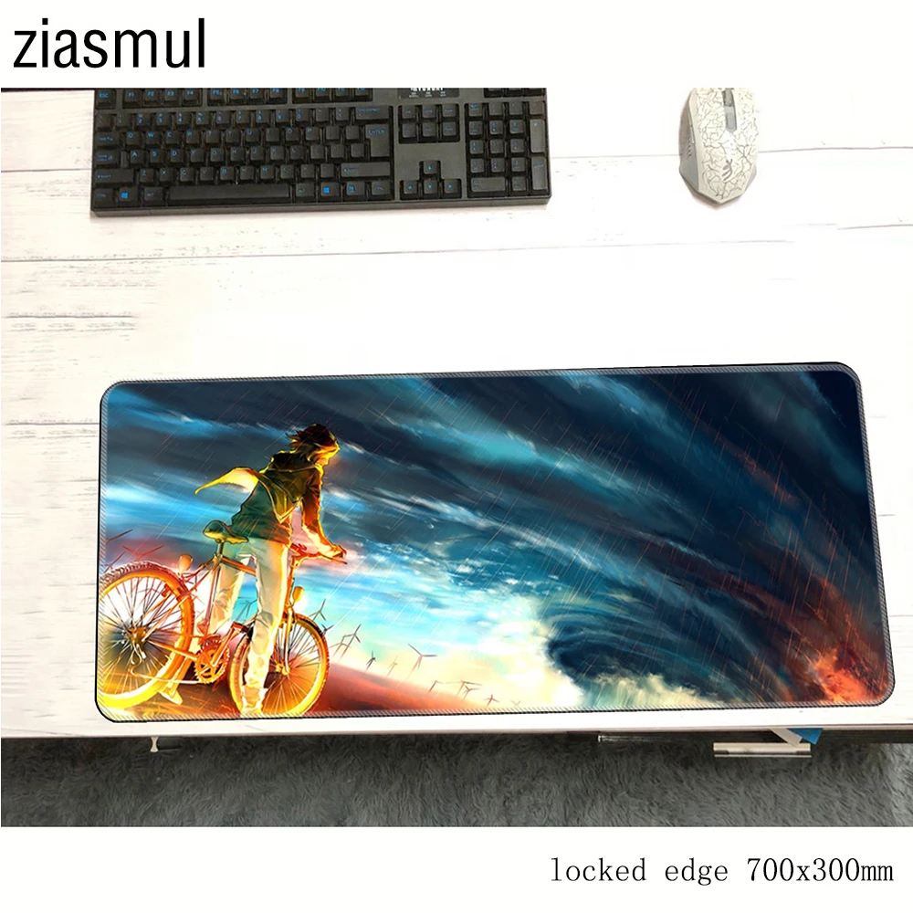 

Artwork mouse pad carpet Computer mat 900x400x3mm gaming mousepad Kawaii padmouse keyboard games pc gamer desk