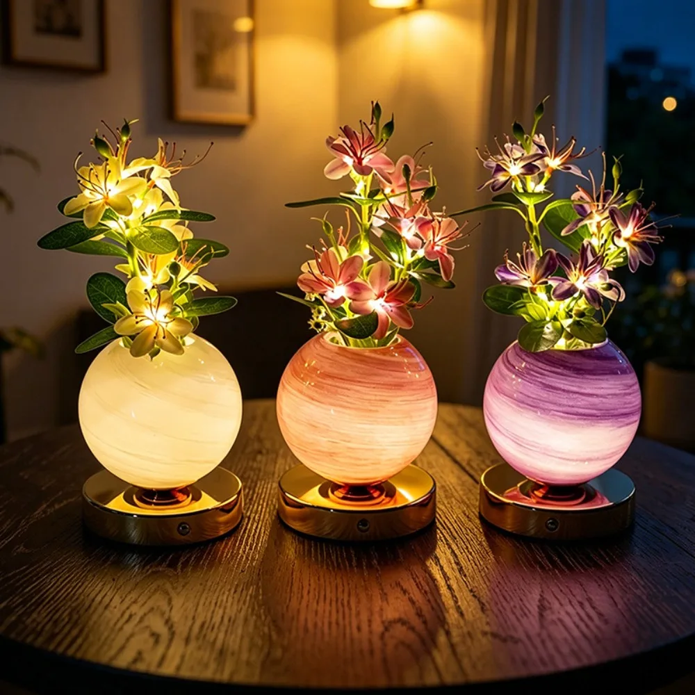 Jasmine Nightlight Dreamy Planet Light Decoration Dormitory Bedroom Bedhead Atmosphere Light Ornament Cross Border