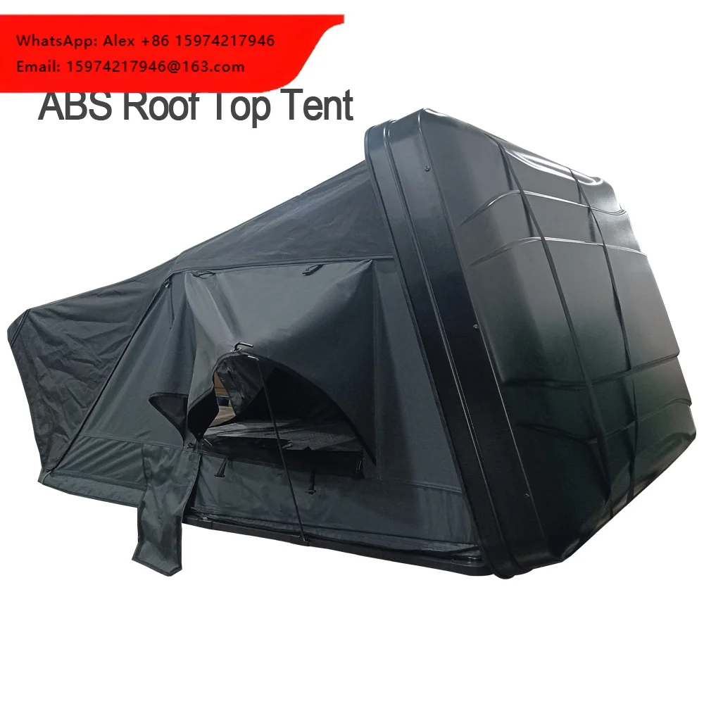SOAR Factory Wholesale OEM Foldable Roof Top Tent Hard Shell Rooftop Tent Large Space Side Open Tent Rooftop ABS