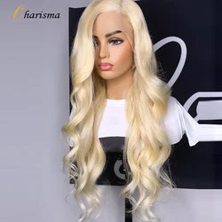 Charisma Long Body Wave Synthetic Lace Front Wig 613 Honey Blonde Synthetic Hair Lace Front Wig For Black Women Daily Party Wigs