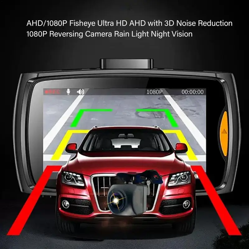 AHD 1080P Backup Camera Clear Night Vision Camera 170 Degree Wide Angle Waterproof Reverse Cam Kit For Vehicle Car Trailer Motor