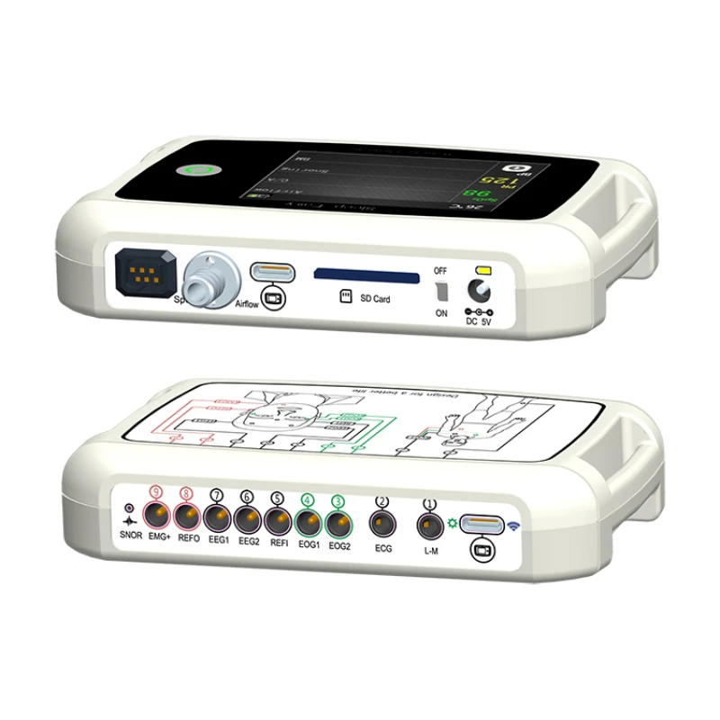 22 Channel Polysomnography EMG ECG Machine EEG with analysis software Sleep Diagnosis Device