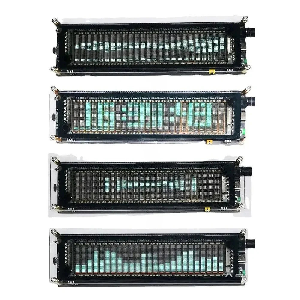 Factory Direct BB Audio Spectrum Analyzer, Cost-effective VFD VU Meter Sound Control Speed Regulation (Dual Input)​