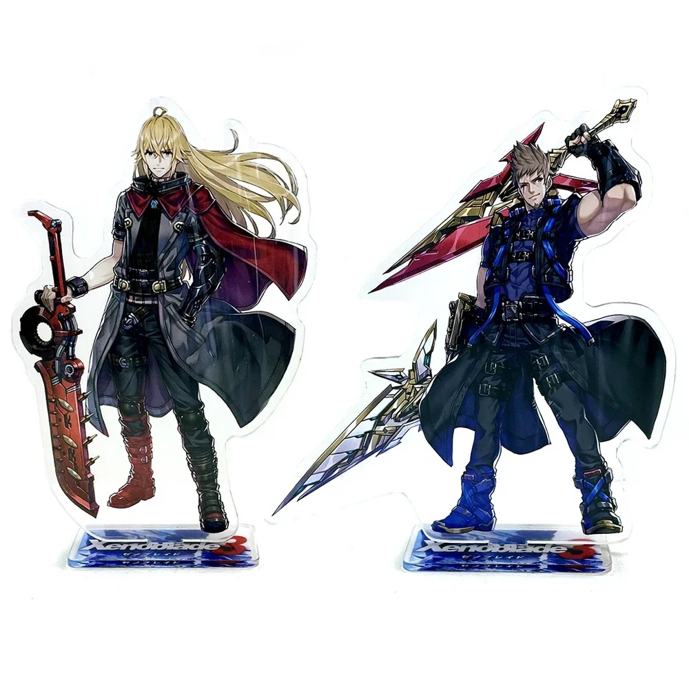 

Xenoblade Chronicles 3 Future Redeemed shulk and Rex acrylic standee figurines desk decoration cake topper anime