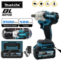 Makita DTW600 Tools Impact Wrench Machine Brushless Cordless Electric Wrench High Torque Rechargable Tool For Makita 18V Battery