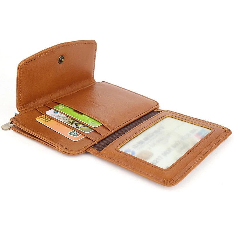 Multi-card Wallet Top Layer Cowhide Genuine Leather Pouch Women Classic Retro Multifunctional Bank Card Holder Zipper Coin Purse