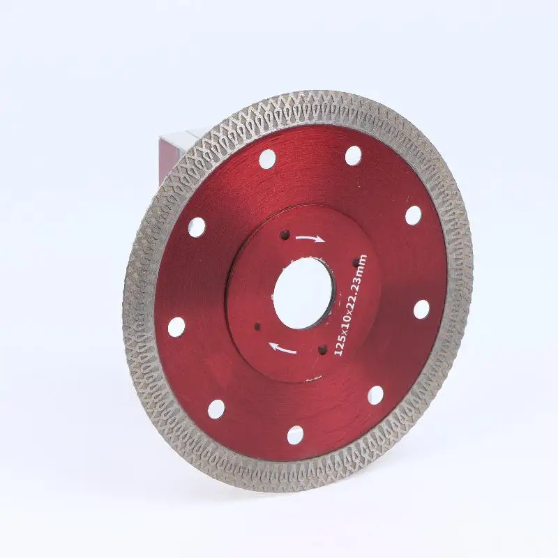 125mm/115mm Diamond Blade - Mesh Tile Saw Blade, Red Glass Cutting Disc Blade view 6