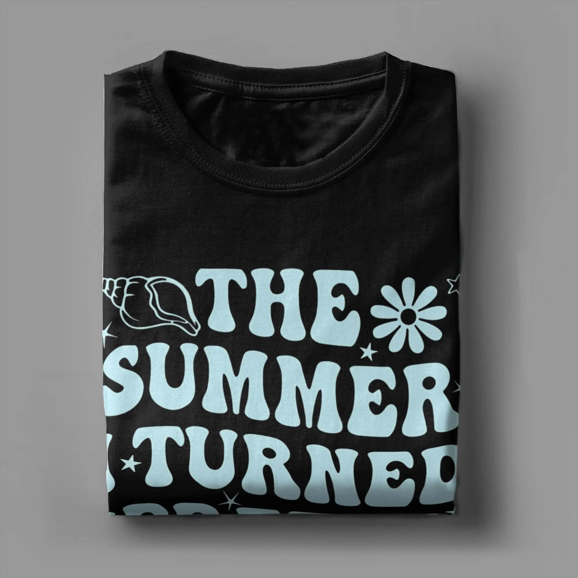 الرجال النساء الصيف تحولت جميلة 2025 تي شيرت ملابس قطنية خمر قصيرة الأكمام تي شيرت حجم كبير تي شيرت