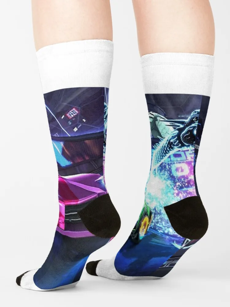 Flash Rocket League Socks Mens Fashion