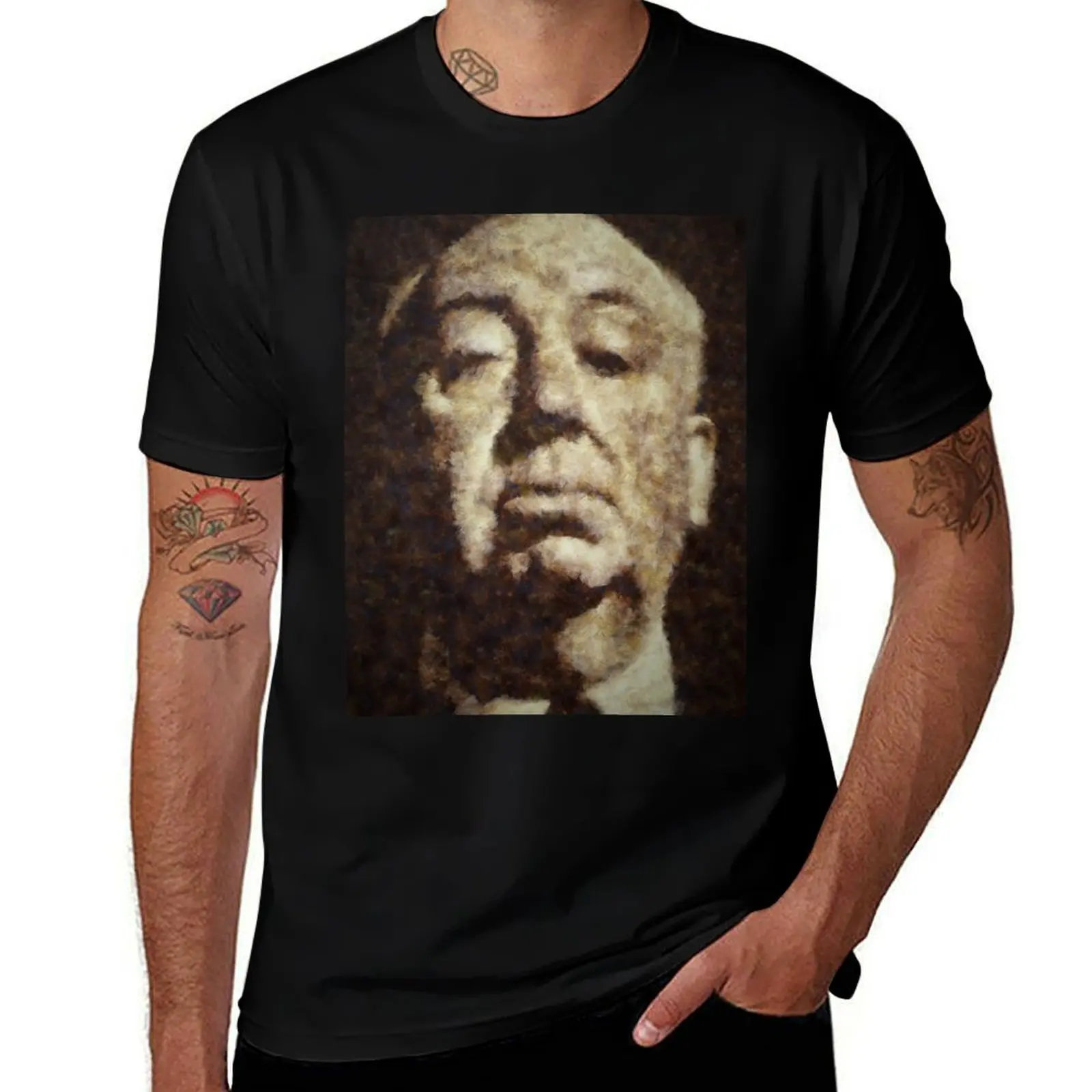 

Sir Alfred Hitchcock T-Shirt man t shirt heavy cotton anime tshirt T-Shirt