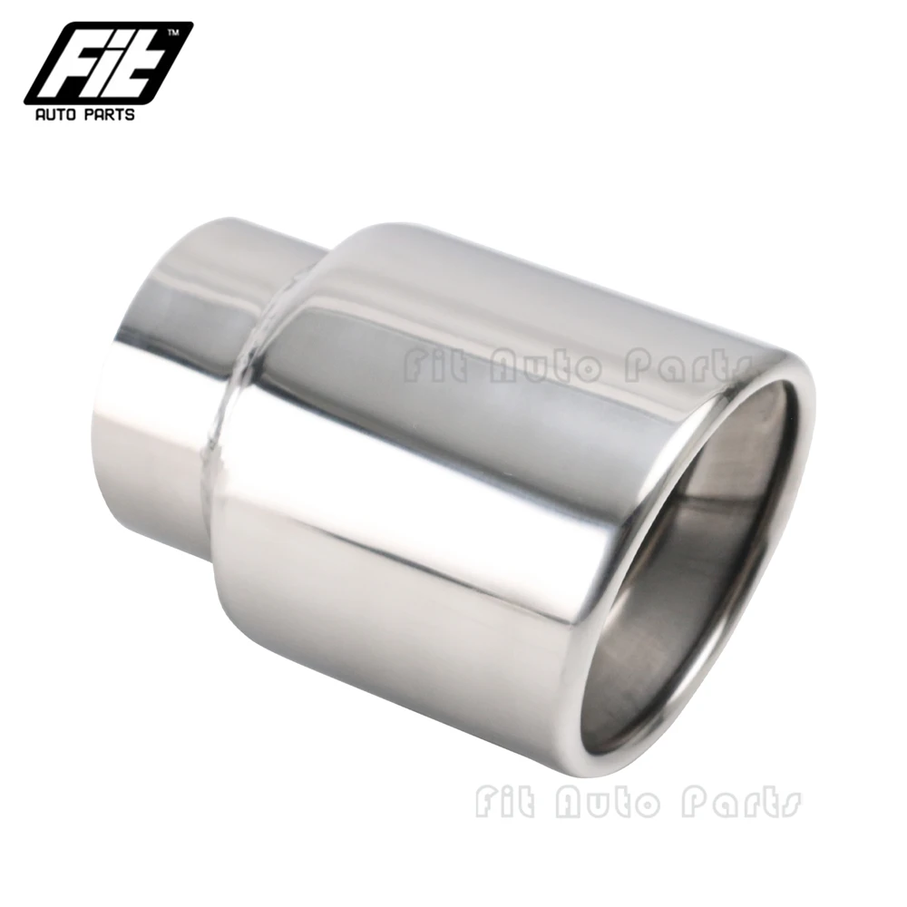 

Auto Parts Exhaust End Throat Tips 76mm to 102mm Stainless Steel Exhaust Tail Pipe Universal Car