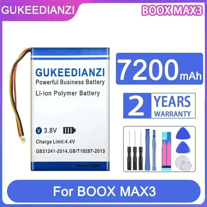 

MAX3 For Onyx Boox Max 3 High Performance Lightweight 7200Mah E - Book Reader Battery