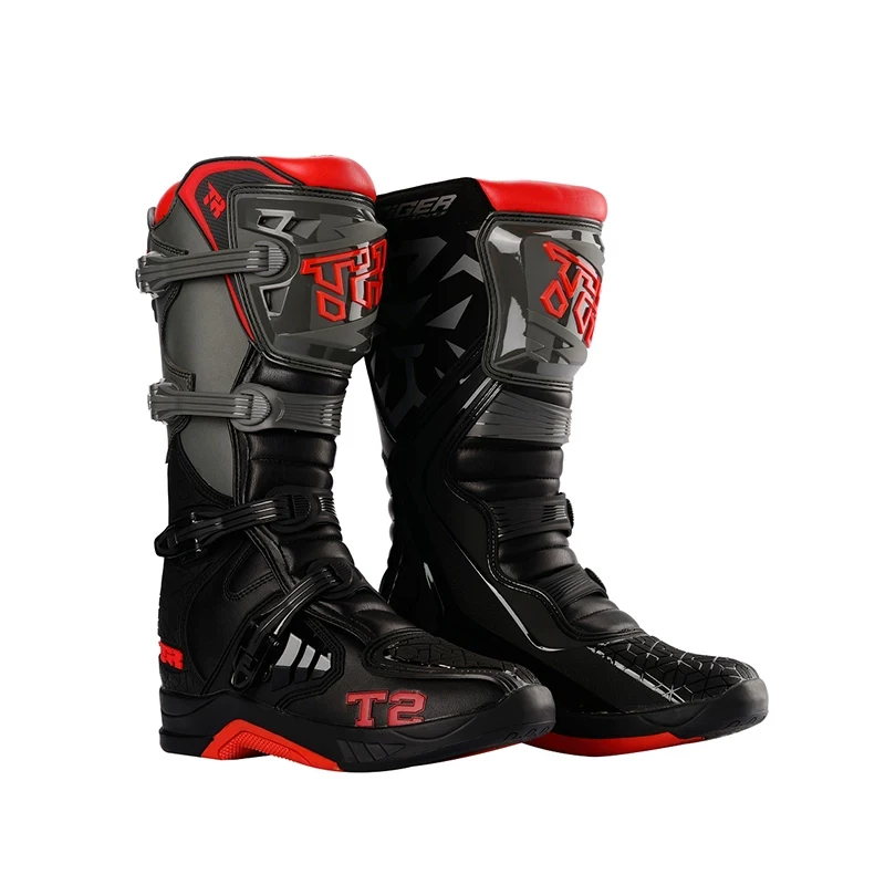 Motorcycle Riding Boots All Season Anti-Collision Ankle Protector Motorbike Boots Anti-Slip Wear-resistant Touring Riding Shoes