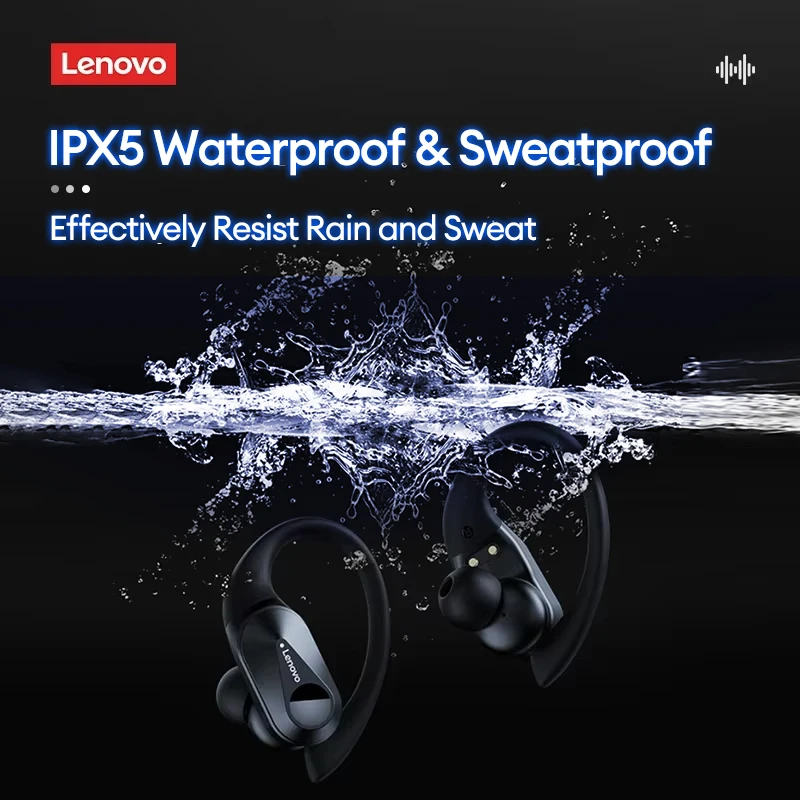 Lenovo LP75 Наушники для перевода языка HD Наушники с шумоподавлением для вызова для обучения, путешествий, наушники-переводчики в реальном времени