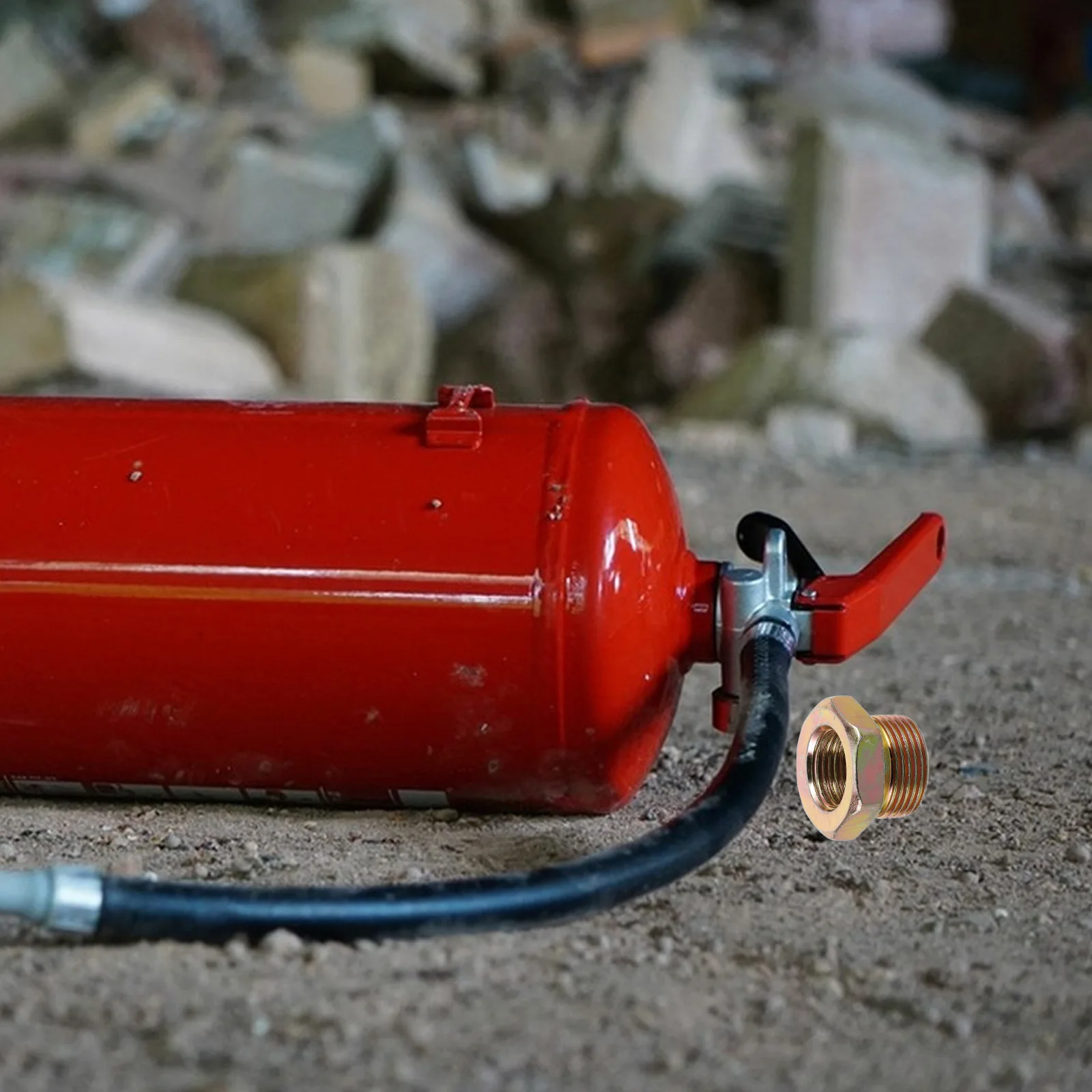 

Control Valve Switch Compressor Drain Extension Kit Propane Hose Adapter Inflator Gauge Gas Cylinder Coupler Portable