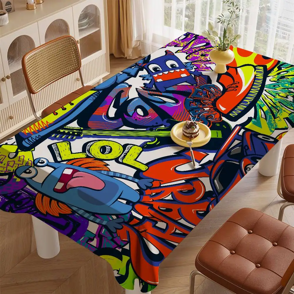 graffiti-arte-de-rua-moda-lavavel-toalha-de-mesa-para-festa-jantar-banquete-decoracao-luxuoso-pano-protetor-de-mesa