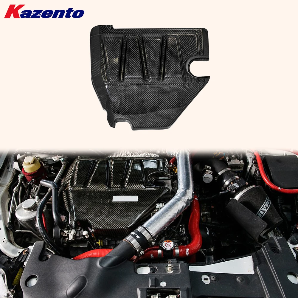 For Mitsubishi Lancer Evolution X EVO 10 CZ4A Sedan 2007-2016 OE Carbon Engine Cover