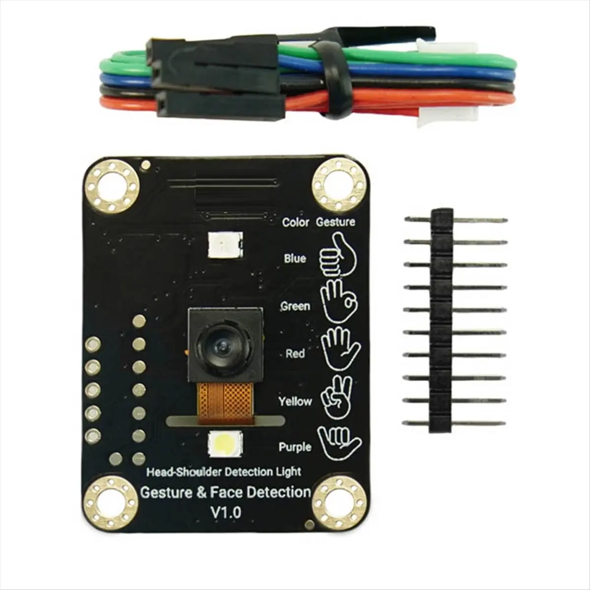 A99X AI Visual Gesture Human Presence Tracking Sensor 5 Gesture Range 3 Meters 10 Tracking Mind+Graphical Programmin