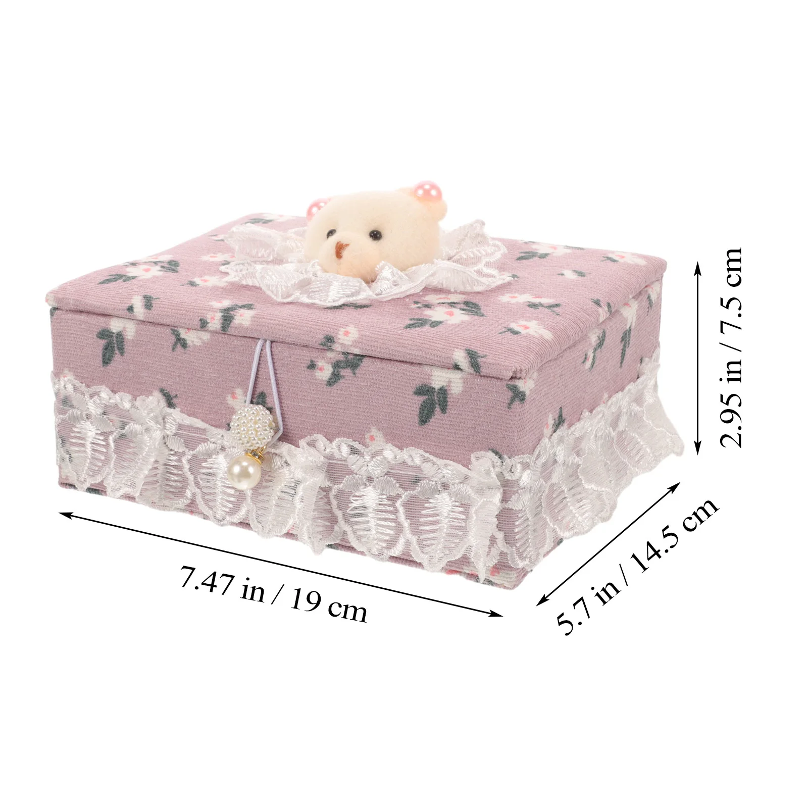 

Fabric Sewing Pin Storage Box Compact Lidded Needle Case Small Portable Pin Holder for Needles Buttons Beads Crafts Organizer