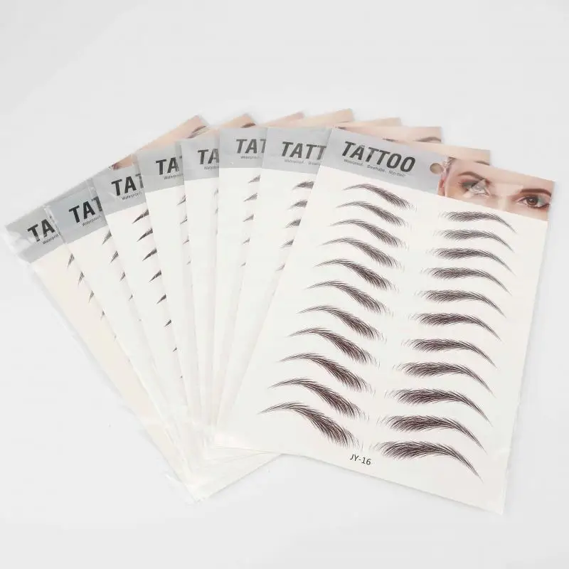 Waterproof Sticker False Eyebrows False Eyebrow False Water Transfer Waterproof Eyebrow Stickers Enhancements Cosmetics Eyebrows