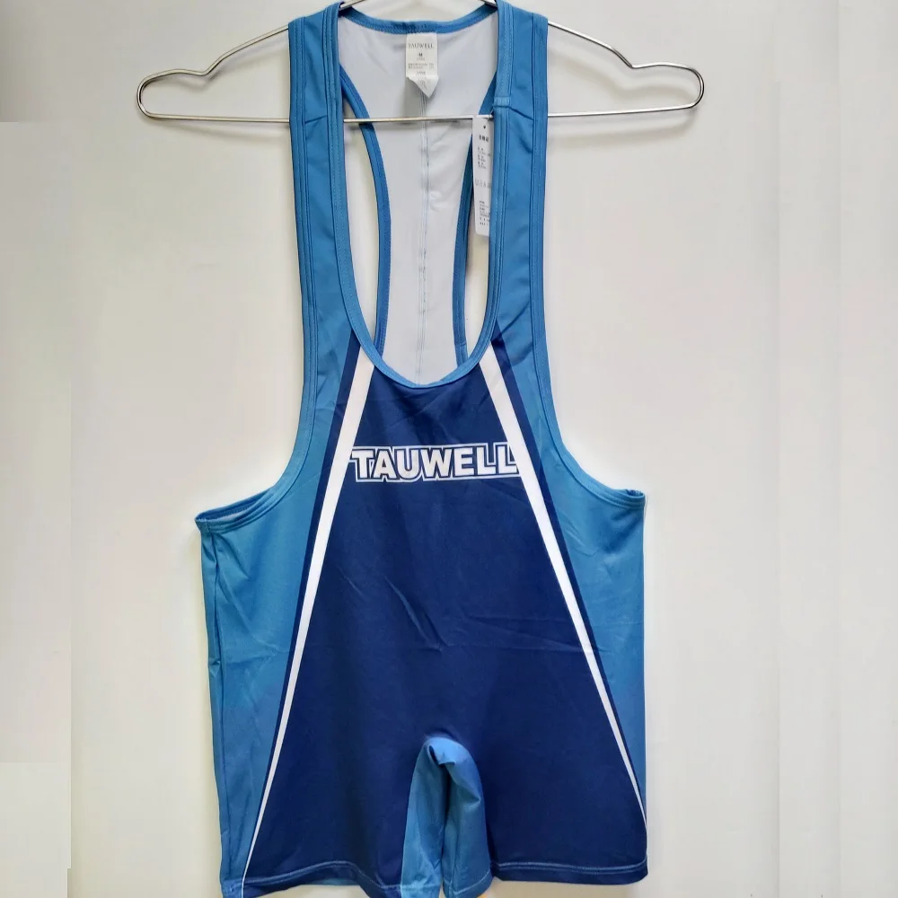 جديد القادم الرجال قطعة واحدة ملابس تحتية للمصارعة الرياضة الرقص يوتار Unitard بذلة قصيرة