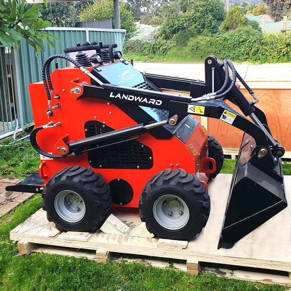 공장 판매 미니 스키드 스티어 로더 CE EPA 가정용 휠/크롤러 소형 로더 기계 신형 유압 스키드 스티어 로더 맞춤 제작