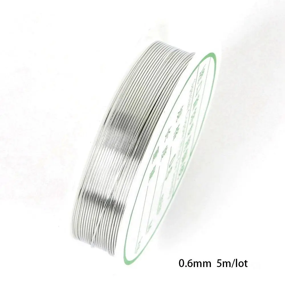 

Рулон проволоки из золота, серебра, латуни, меди 0.2/0.4/0.6/0.8/1 мм для рукоделия, бисероплетения, изготовления браслетов, ожерелий, шнуров